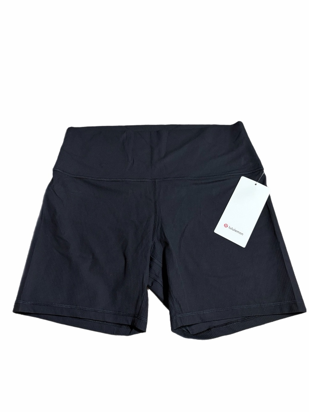 NWT Lululemon Align Ribbed High-Rise Short 6” (Black) Size 14